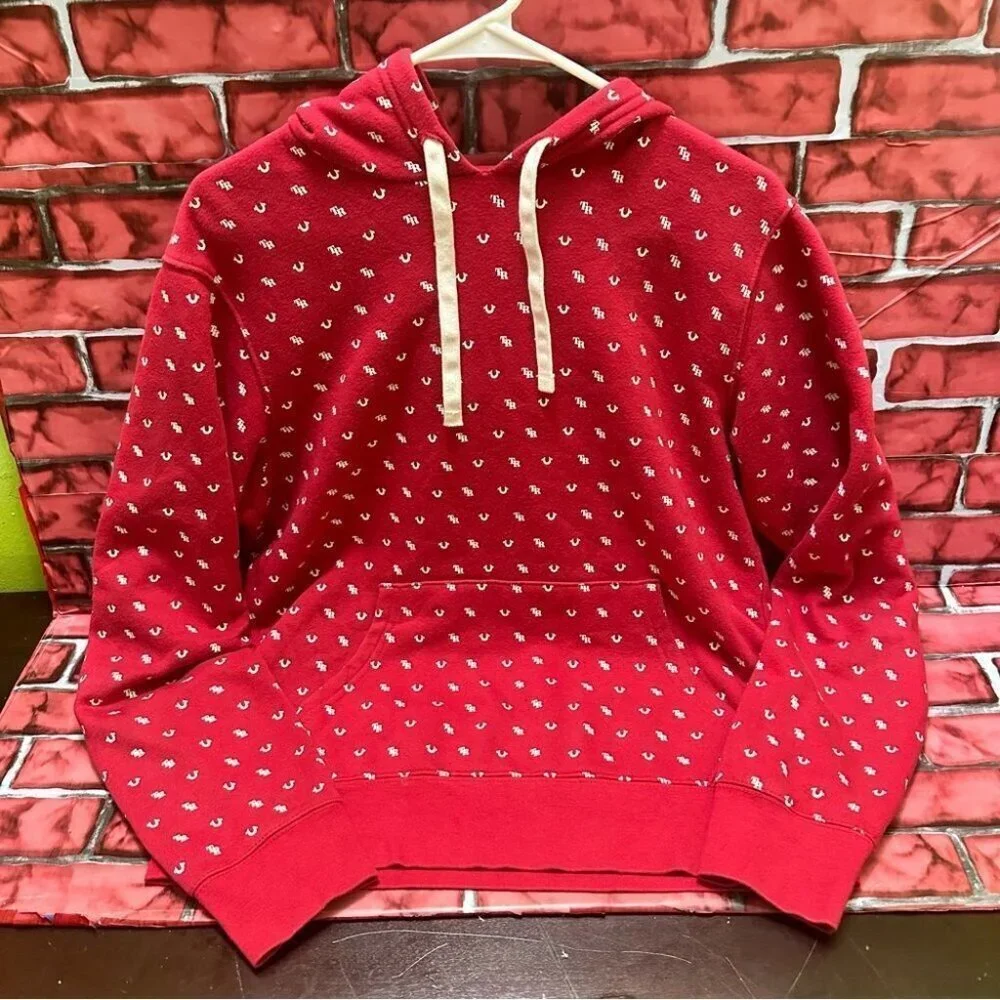 TRUE RELIGION World Tour Red pullover hoodie SP